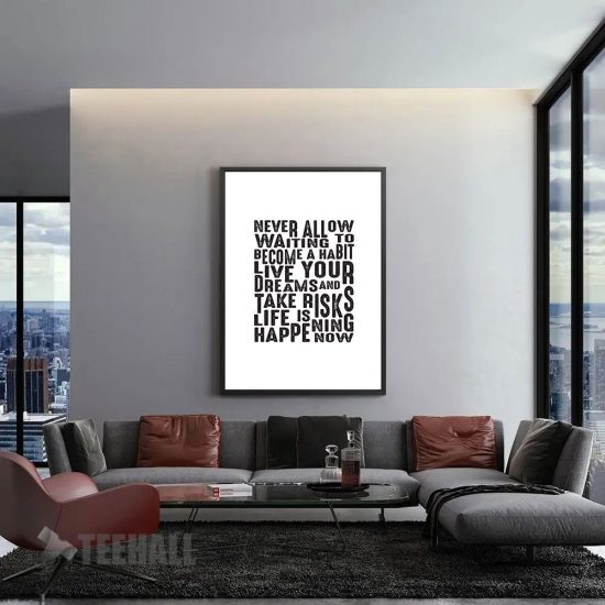 Allow Motivation Canvas Prints Wall Art Decor 1