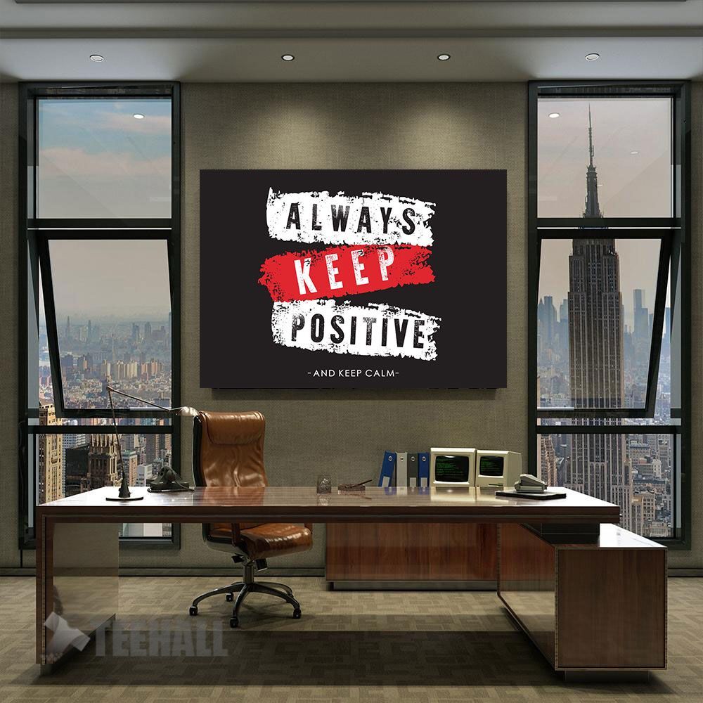 Always-Keep-Positive-Motivational-Canvas-Prints-Wall-Art-Decor-2 Always Keep Positive Motivational Canvas Prints Wall Art Decor 2