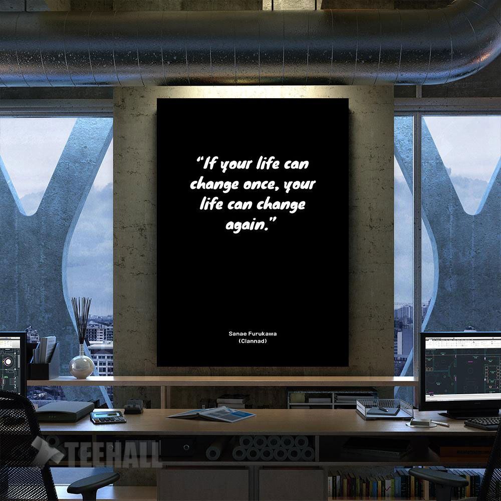 Anime Motivation Quotes 3 Canvas Prints Wall Art Decor