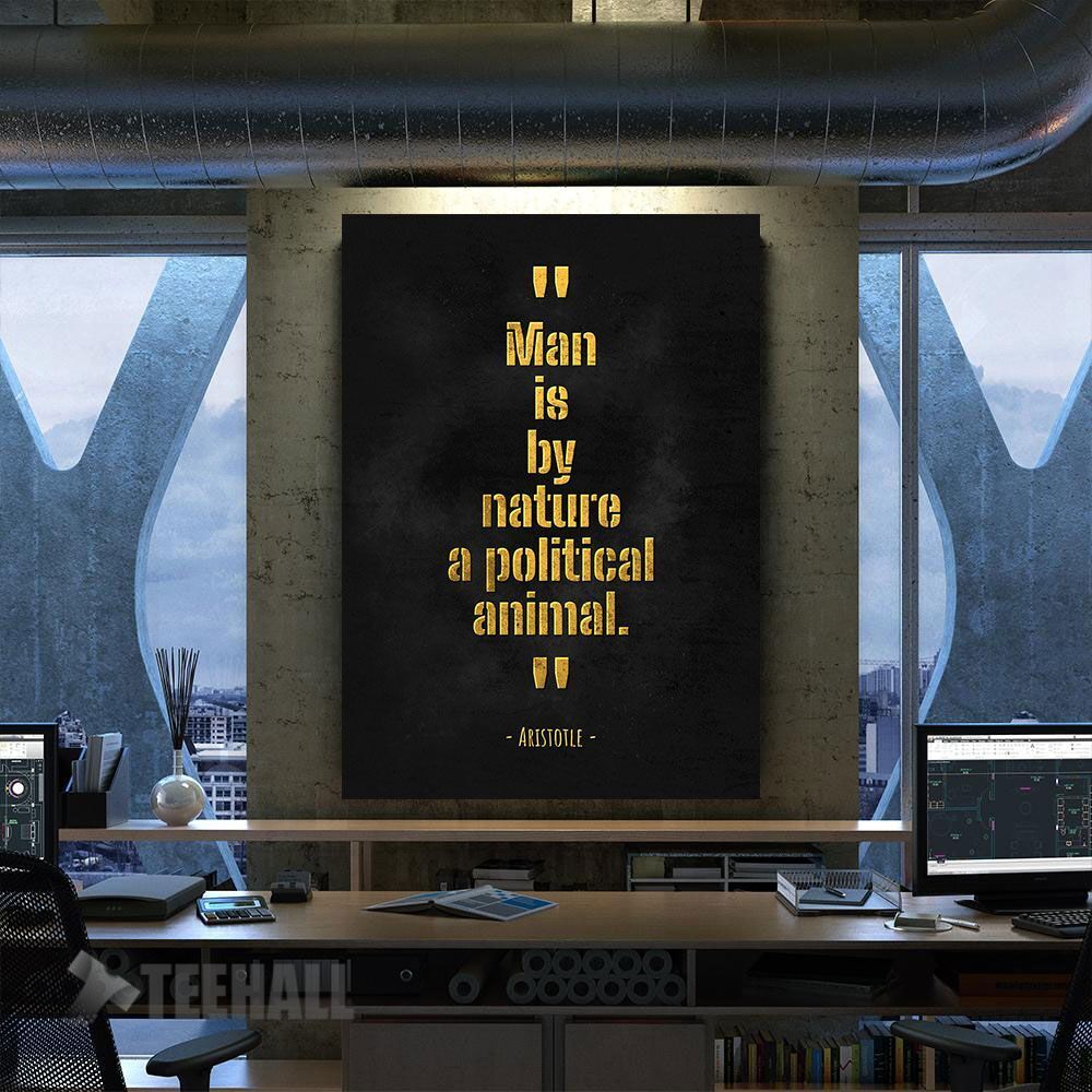 Aristotle Alexander Great Motivational Canvas Prints Wall Art Decor