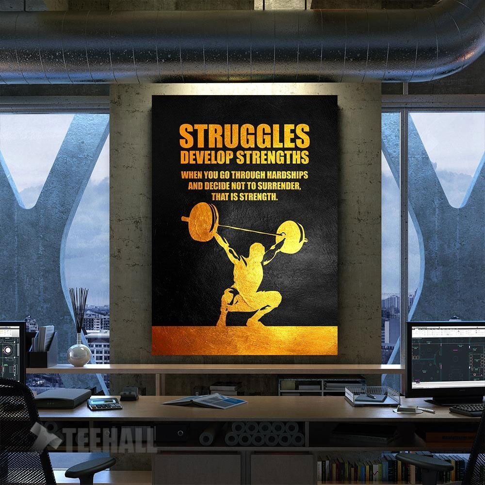 Arnold Schwarzenegger Motivational Canvas Prints Wall Art Decor
