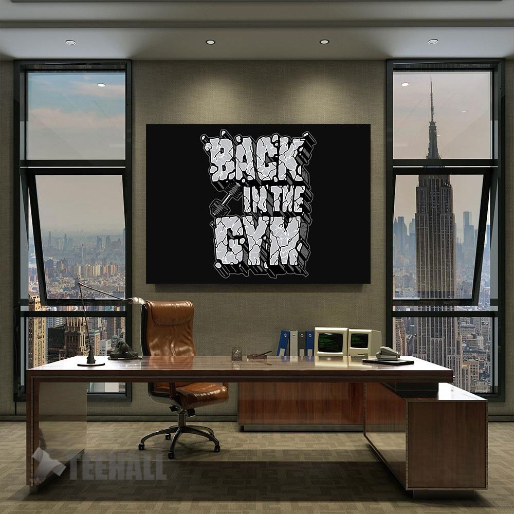 Back-In-The-Gym-Motivational-Canvas-Prints-Wall-Art-Decor-2 Back In The Gym Motivational Canvas Prints Wall Art Decor 2