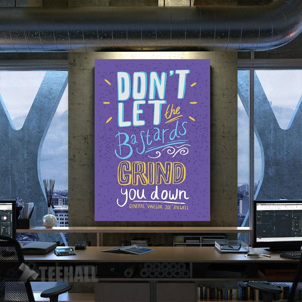 Bastards Motivational Canvas Prints Wall Art Decor