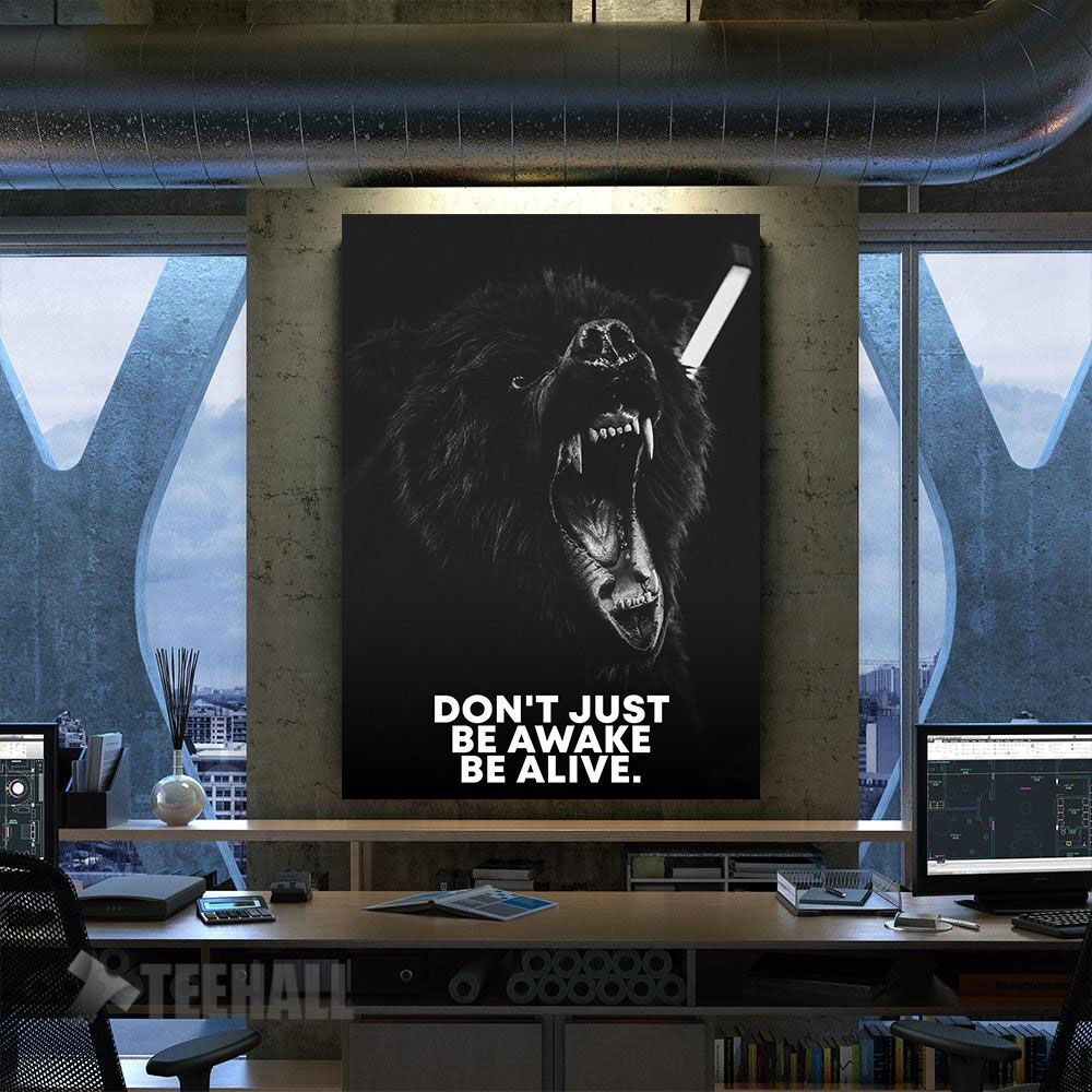 Be Alive Motivational Canvas Prints Wall Art Decor