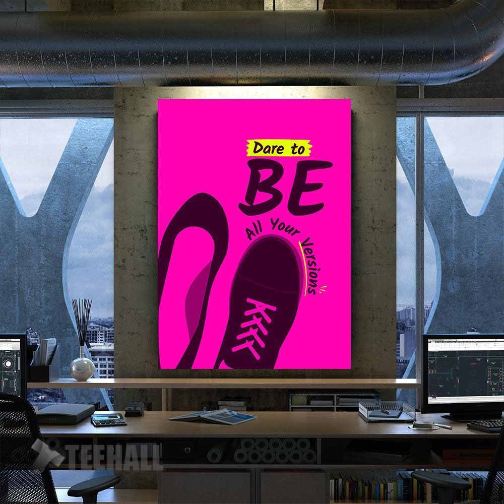 Be All Your Versions Motivational Canvas Prints Wall Art Decor