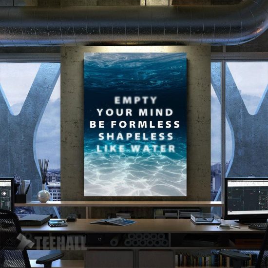 Be Formless Motivational Canvas Prints Wall Art Decor