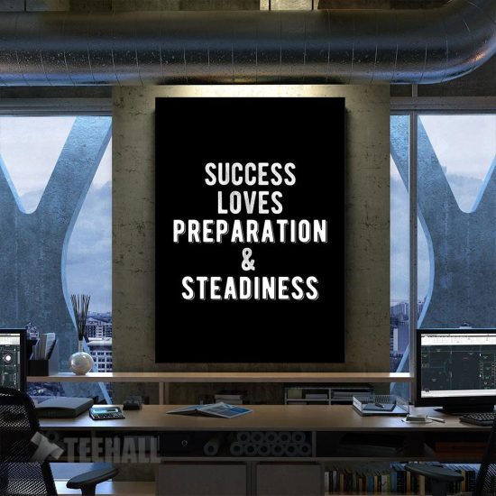 Be Prepared Quote Motivational Canvas Prints Wall Art Decor