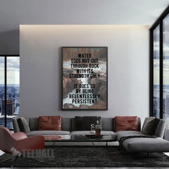 Be Relentlessly Persistent Motivational Canvas Prints Wall Art Decor 1