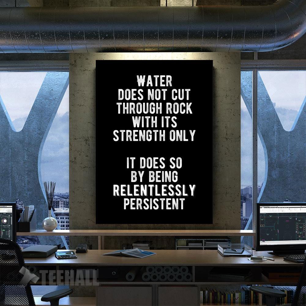 Be Relentlessly Persistent Motivational Canvas Prints Wall Art Decor