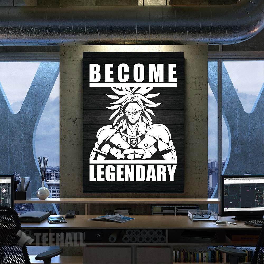 Become Legendary Motivational Canvas Prints Wall Art Decor