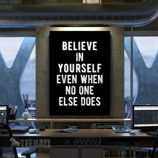 Believe In Yourself! Motivational Canvas Prints Wall Art Decor