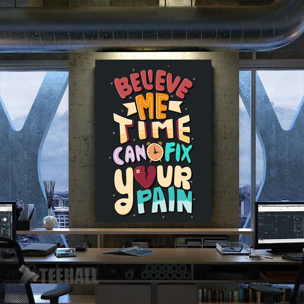 Believe Me Motivational Canvas Prints Wall Art Decor