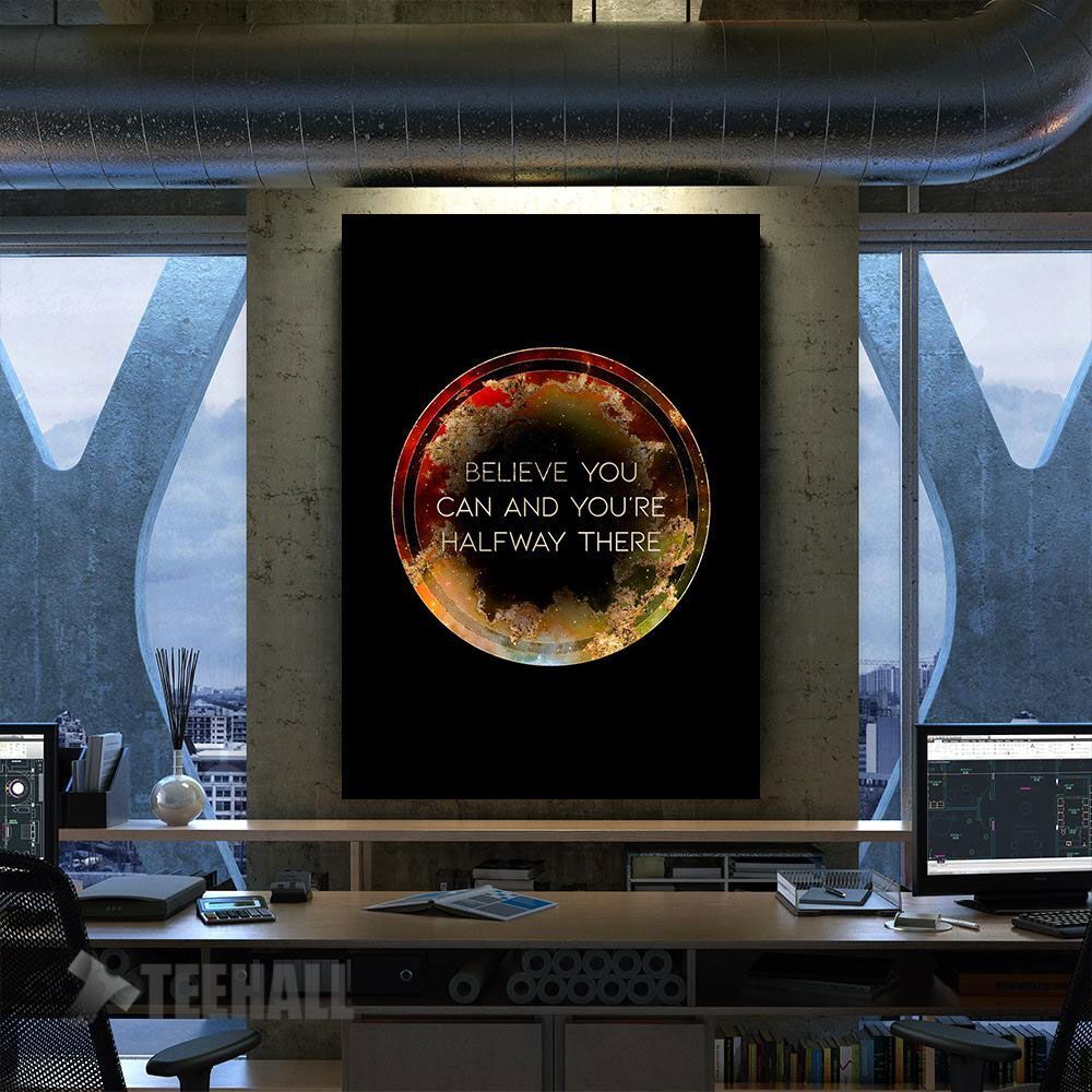 Believe You Can Motivation Canvas Prints Wall Art Decor
