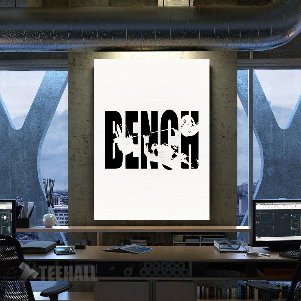 Bench Press Motivation Canvas Prints Wall Art Decor