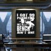 Bench Press Motivational Canvas Prints Wall Art Decor