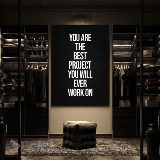 Best Project Motivational Canvas Prints Wall Art Decor 2