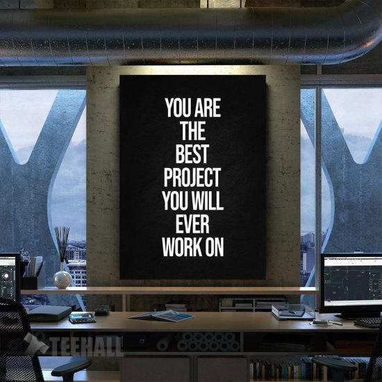 Best Project Motivational Canvas Prints Wall Art Decor