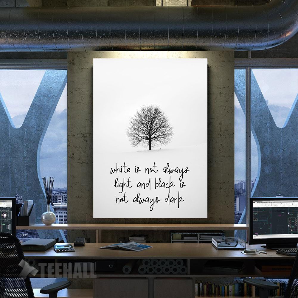 Black And White Motivational Canvas Prints Wall Art Decor