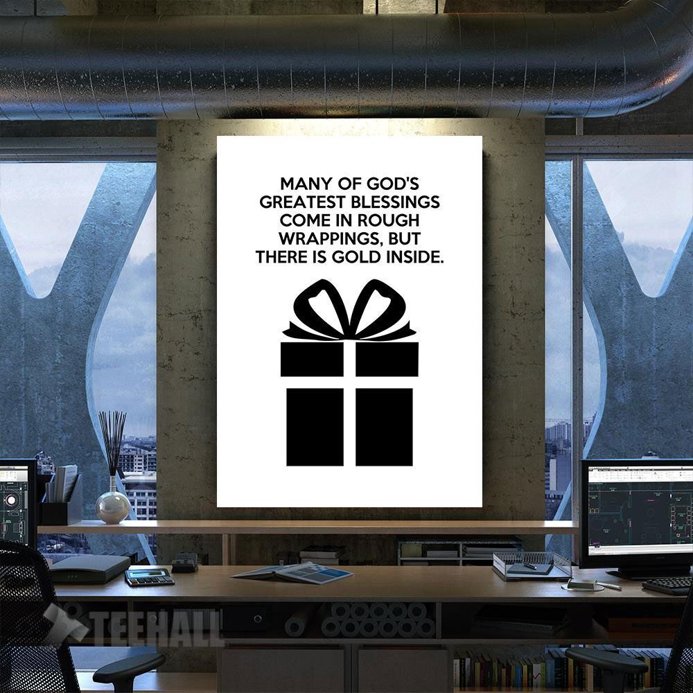 Blessings And Gifts Motivational Canvas Prints Wall Art Decor