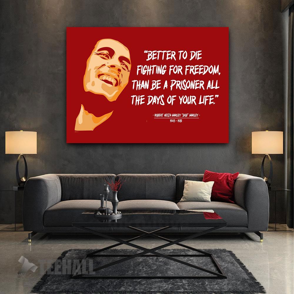 Bob Marley Motivation Canvas Prints Wall Art Decor