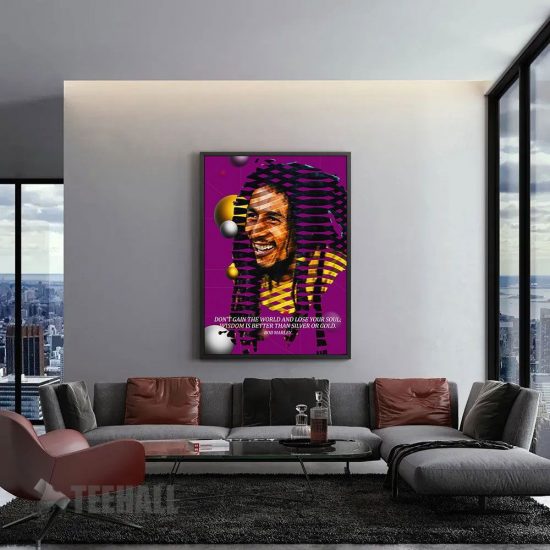 Bob Marley Motivational Canvas Prints Wall Art Decor 1