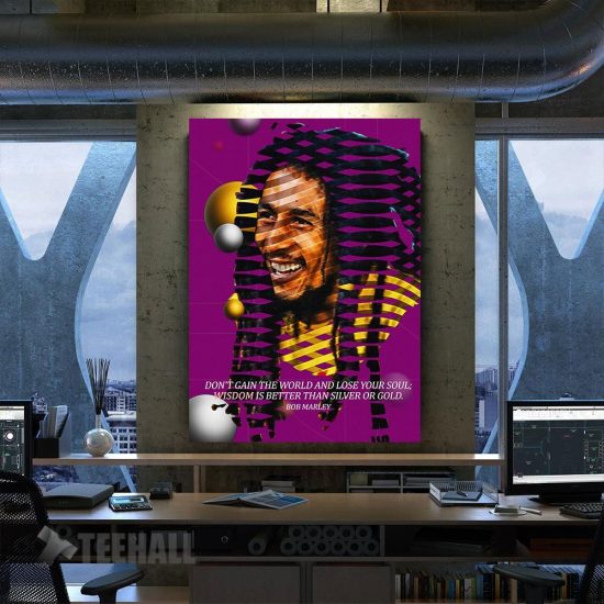 Bob Marley Motivational Canvas Prints Wall Art Decor