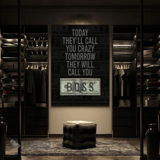 Boss Motivational Canvas Prints Wall Art Decor 2