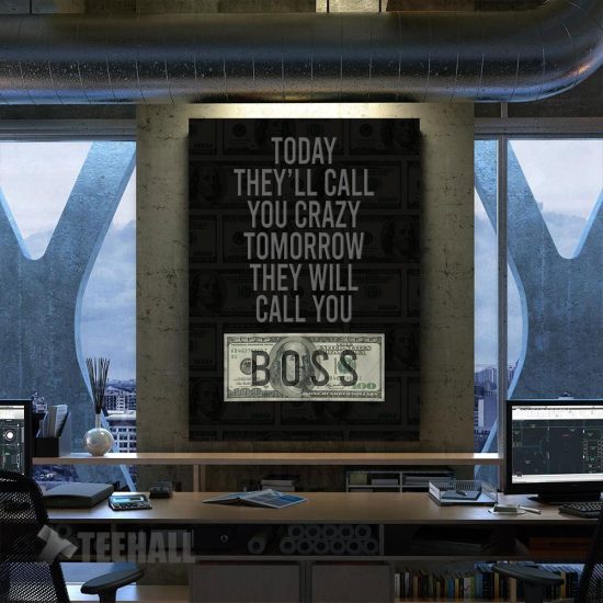 Boss Motivational Canvas Prints Wall Art Decor