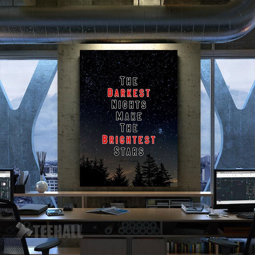 Brightest Stars Motivation Canvas Prints Wall Art Decor
