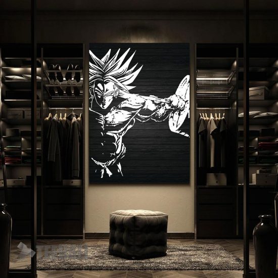 Broly Squat Gym Motivation Canvas Prints Wall Art Decor 2