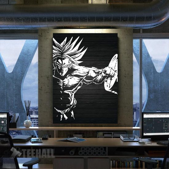 Broly Squat Gym Motivation Canvas Prints Wall Art Decor