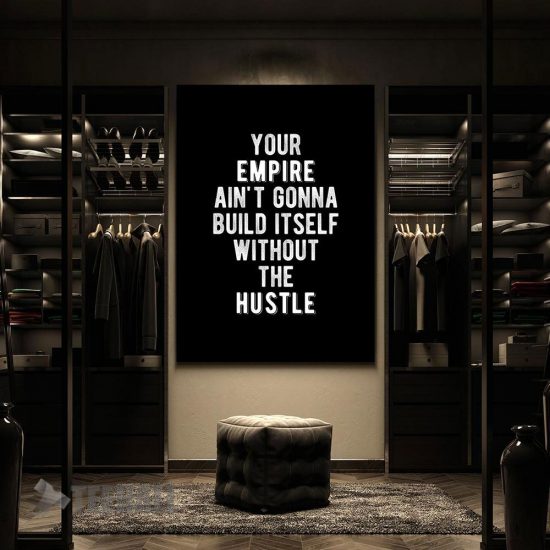Build Your Empire Quote Motivational Canvas Prints Wall Art Decor 2