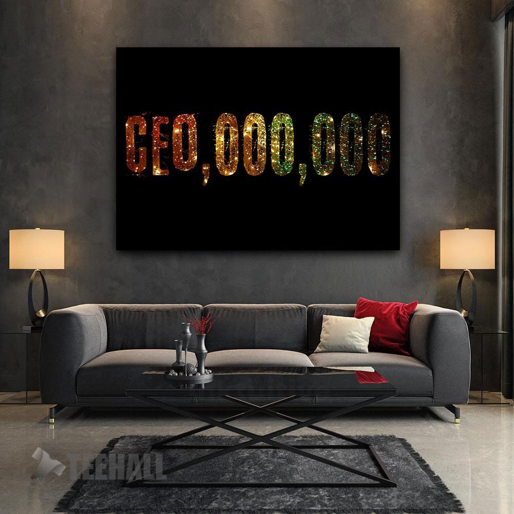 Ceo Business Motivation Canvas Prints Wall Art Decor