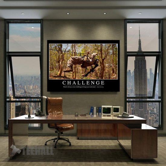 Challenge Motivational Canvas Prints Wall Art Decor 2