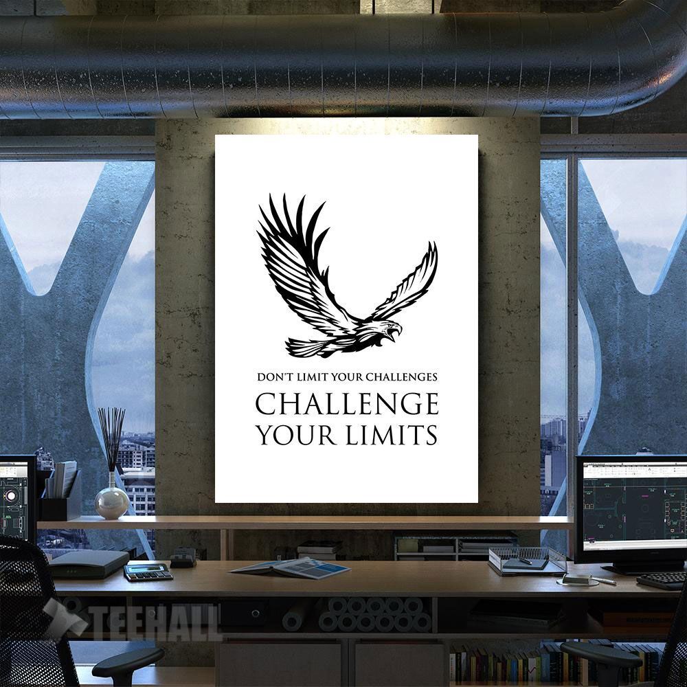 Challenge Your Limits Tr Motivational Canvas Prints Wall Art Decor