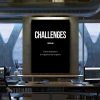 Challenges Definition Motivational Canvas Prints Wall Art Decor