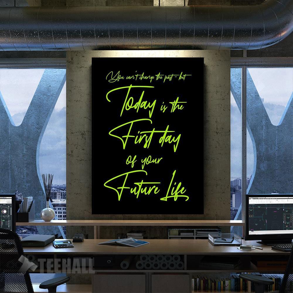 Change Your Life Future Motivational Canvas Prints Wall Art Decor