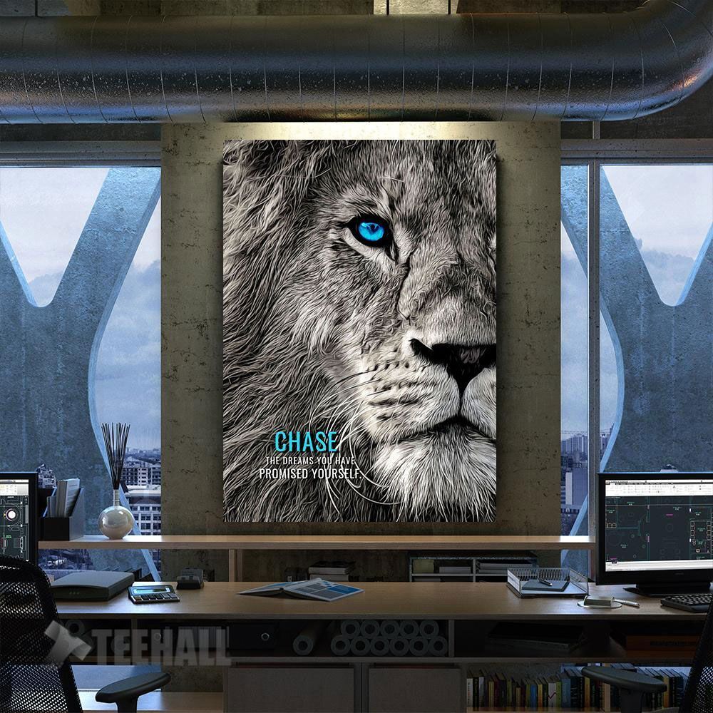 Chase Your Dreams Motivational Canvas Prints Wall Art Decor
