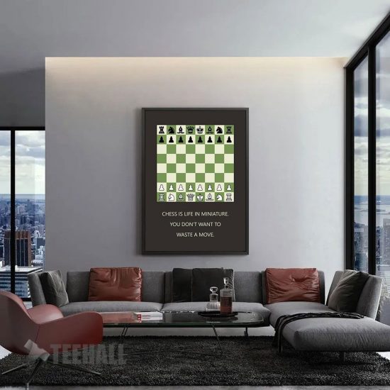 Chess Motivation Canvas Prints Wall Art Decor 1