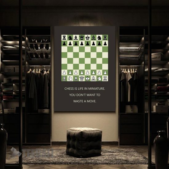 Chess Motivation Canvas Prints Wall Art Decor 2