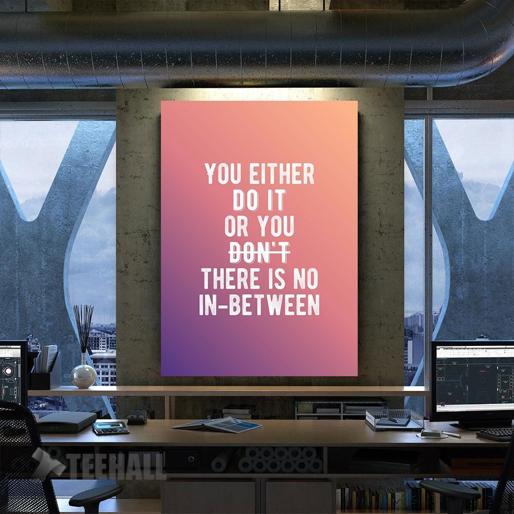 Choice Is Yours! Motivational Canvas Prints Wall Art Decor