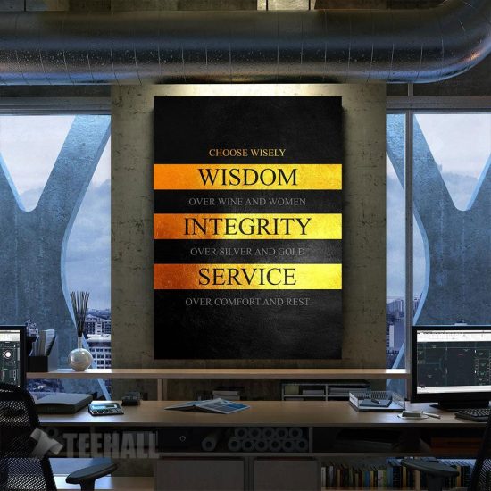 Choose Wisdom Motivational Canvas Prints Wall Art Decor