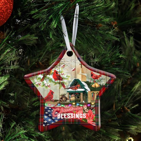 Christmas Blessings Home Ceramic Ornament 1