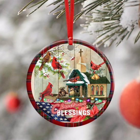 Christmas Blessings Home Ceramic Ornament 4