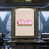 Colorful Yeah Motivational Canvas Prints Wall Art Decor