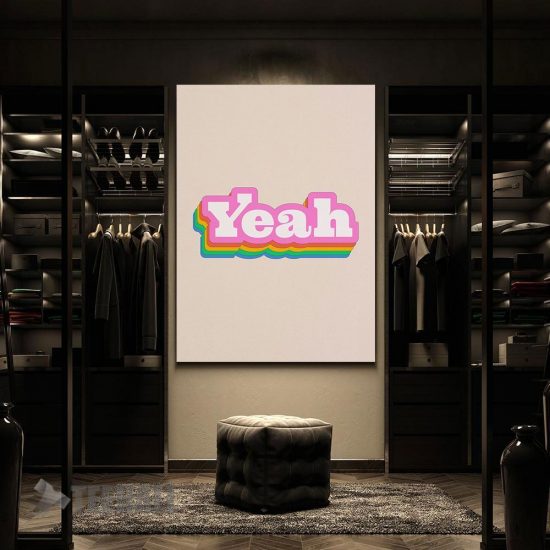 Colorful Yeah Motivational Canvas Prints Wall Art Decor 2