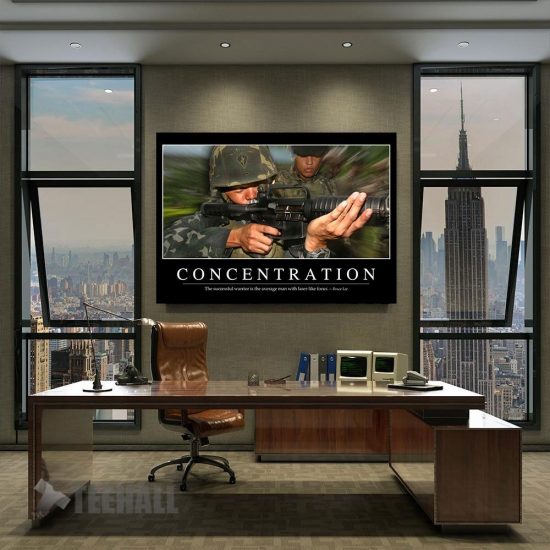 Concentration Motivational Canvas Prints Wall Art Decor 2