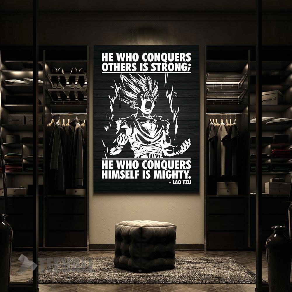 Conquer-Motivation-Gohan-Canvas-Prints-Wall-Art-Decor-2 Conquer Motivation Gohan Canvas Prints Wall Art Decor 2
