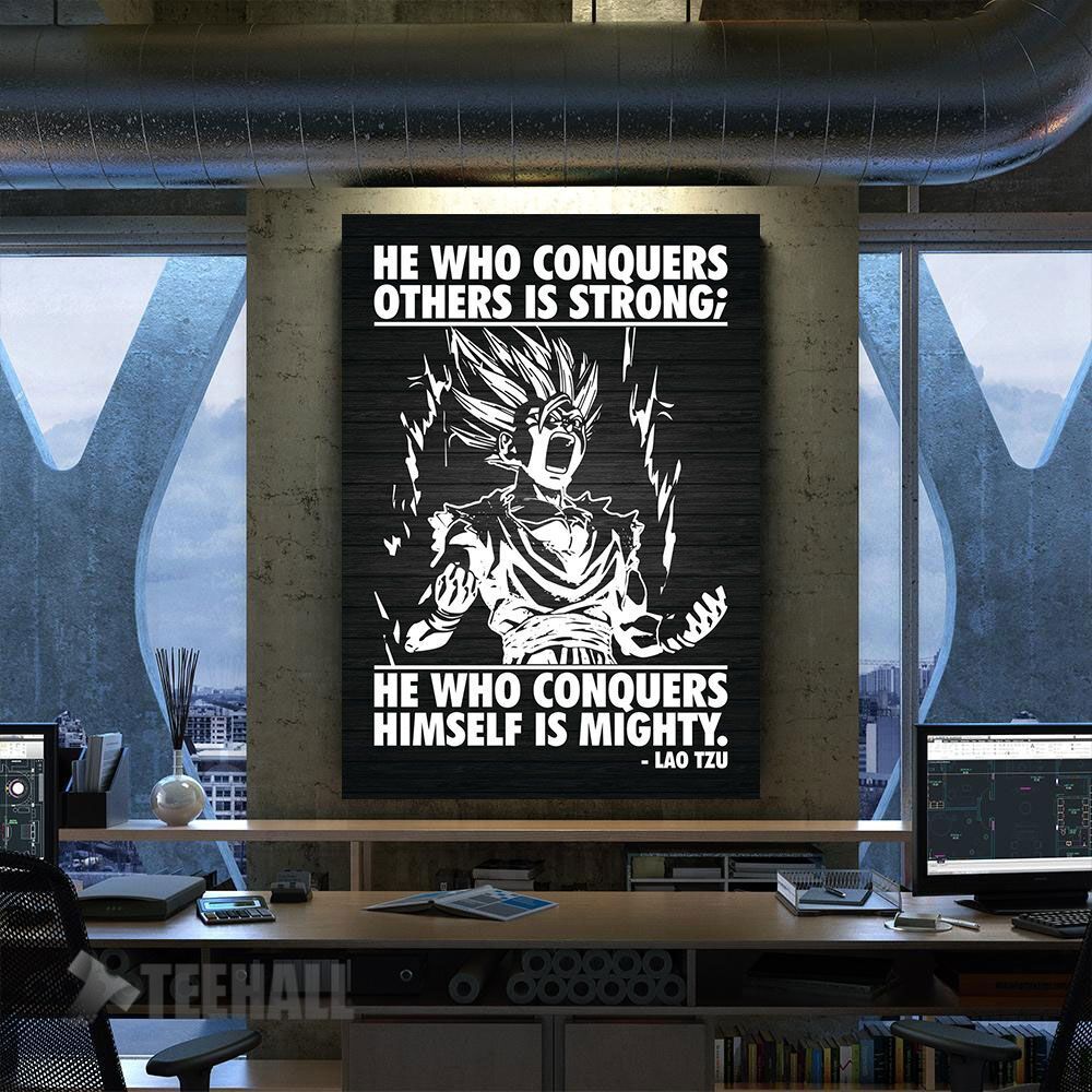 Conquer Motivation Gohan Canvas Prints Wall Art Decor