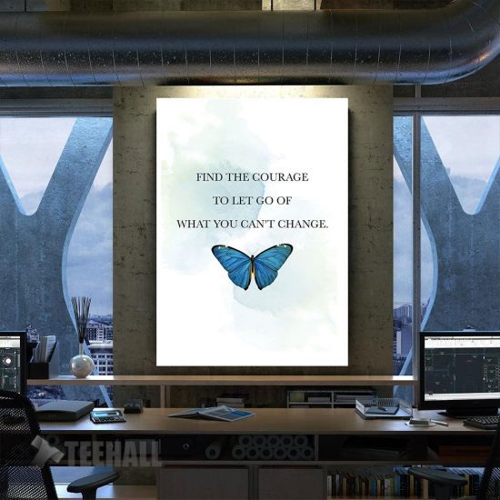 Courage Motivational Canvas Prints Wall Art Decor